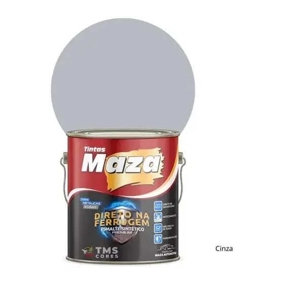 Esmalte Direto na Ferrugem Cinza 3,6 L