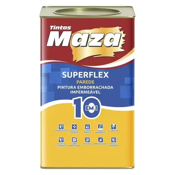 Tinta Emborrachada Superflex Branco 18 kg