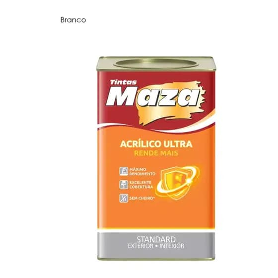 Tinta Acrílica Ultra Fosco Branco 18 L